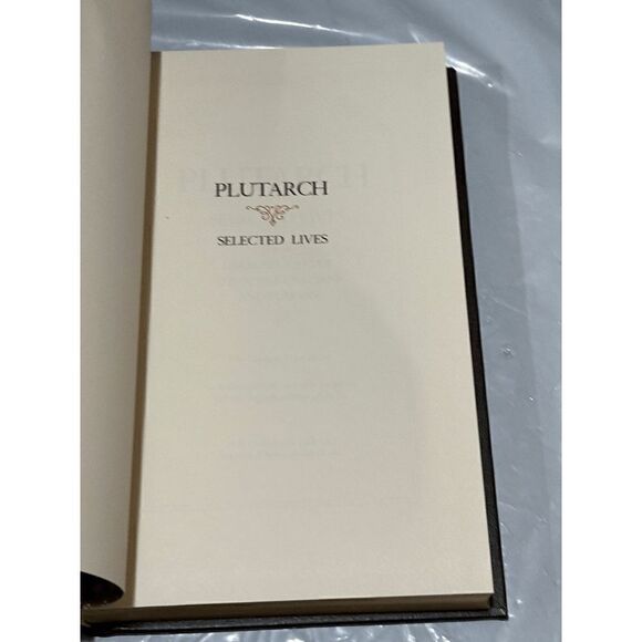 Vintage Plutarch Selected Lives Hardback Book, 1982 Edition, Franklin Library - Picture 4 of 8